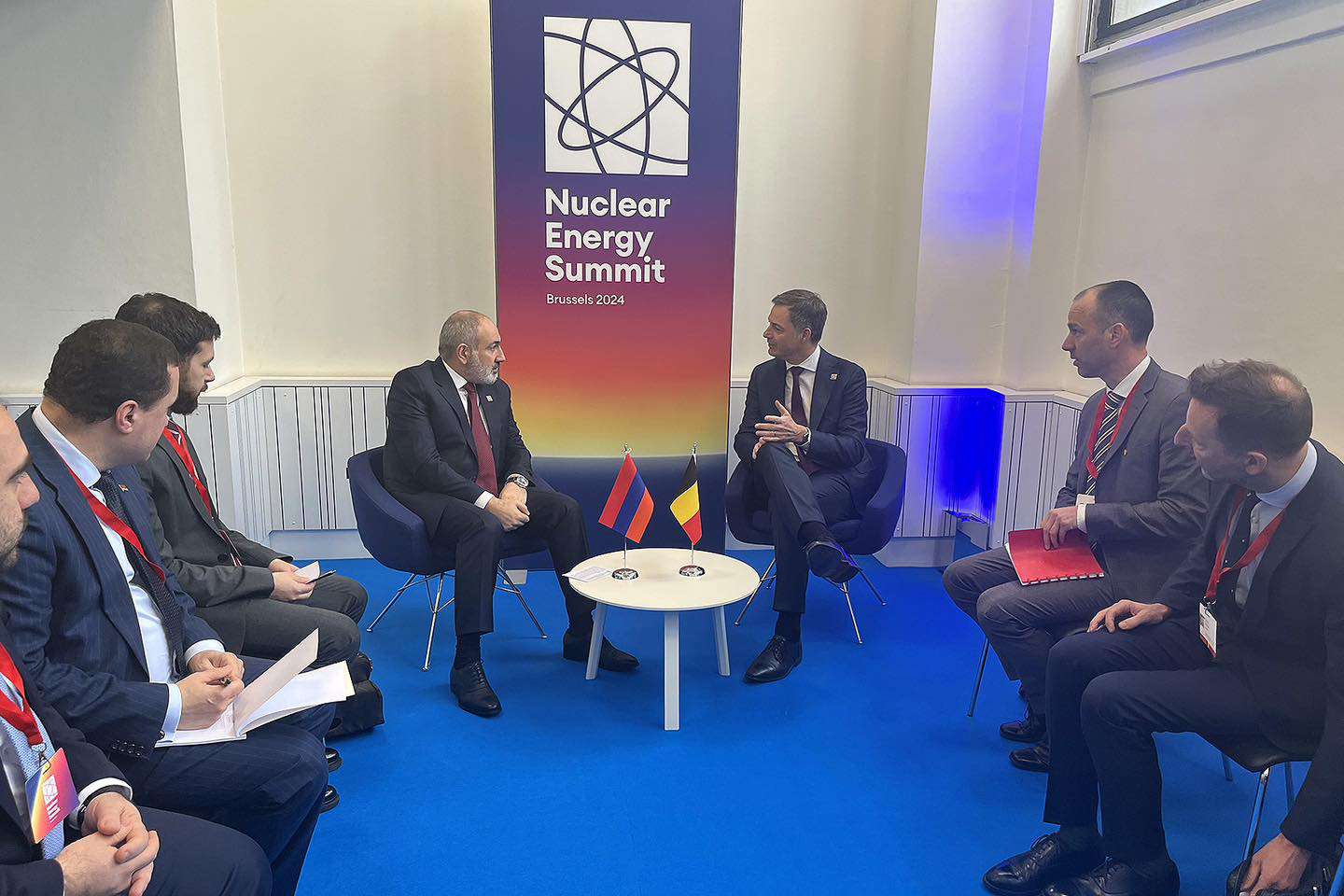 Նիկոլ Փաշինյանը հանդիպել է Բելգիայի վարչապետին
