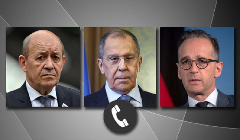 Министры иностранных дел России, Франции и Германии обсудили Нагорный Карабах