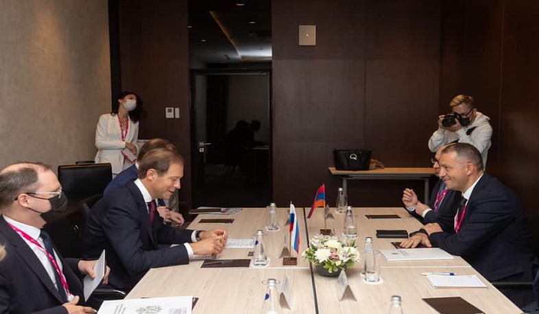 Armenian caretaker economy minister releases details from working visit to Russia