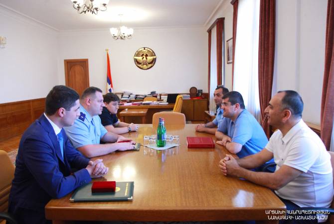 Президент Республики Арцах принял председателя Следственного комитета Республики Армения
