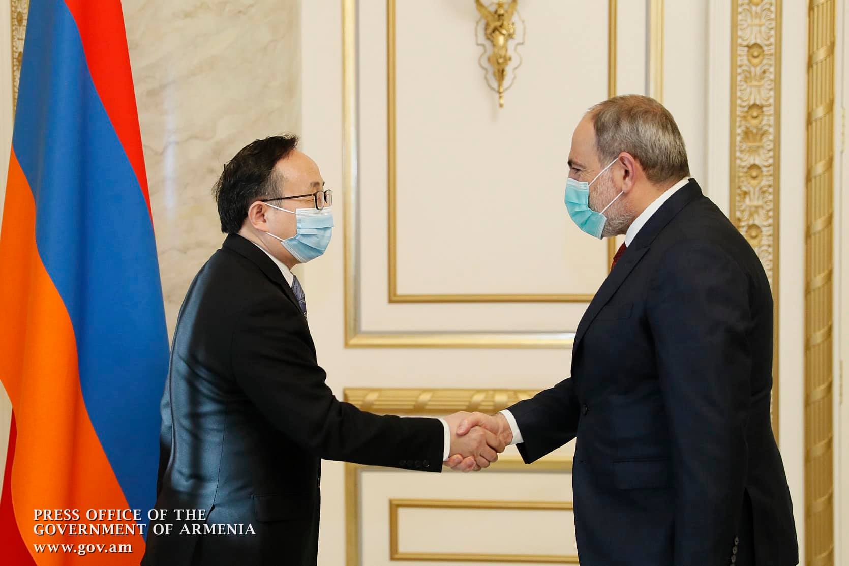 Armenian PM, Chinese Ambassador discuss cooperation prospects