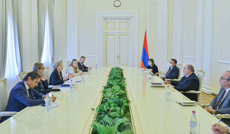 Президент Армен Саркисян принял делегацию наблюдателей ПА ОБСЕ